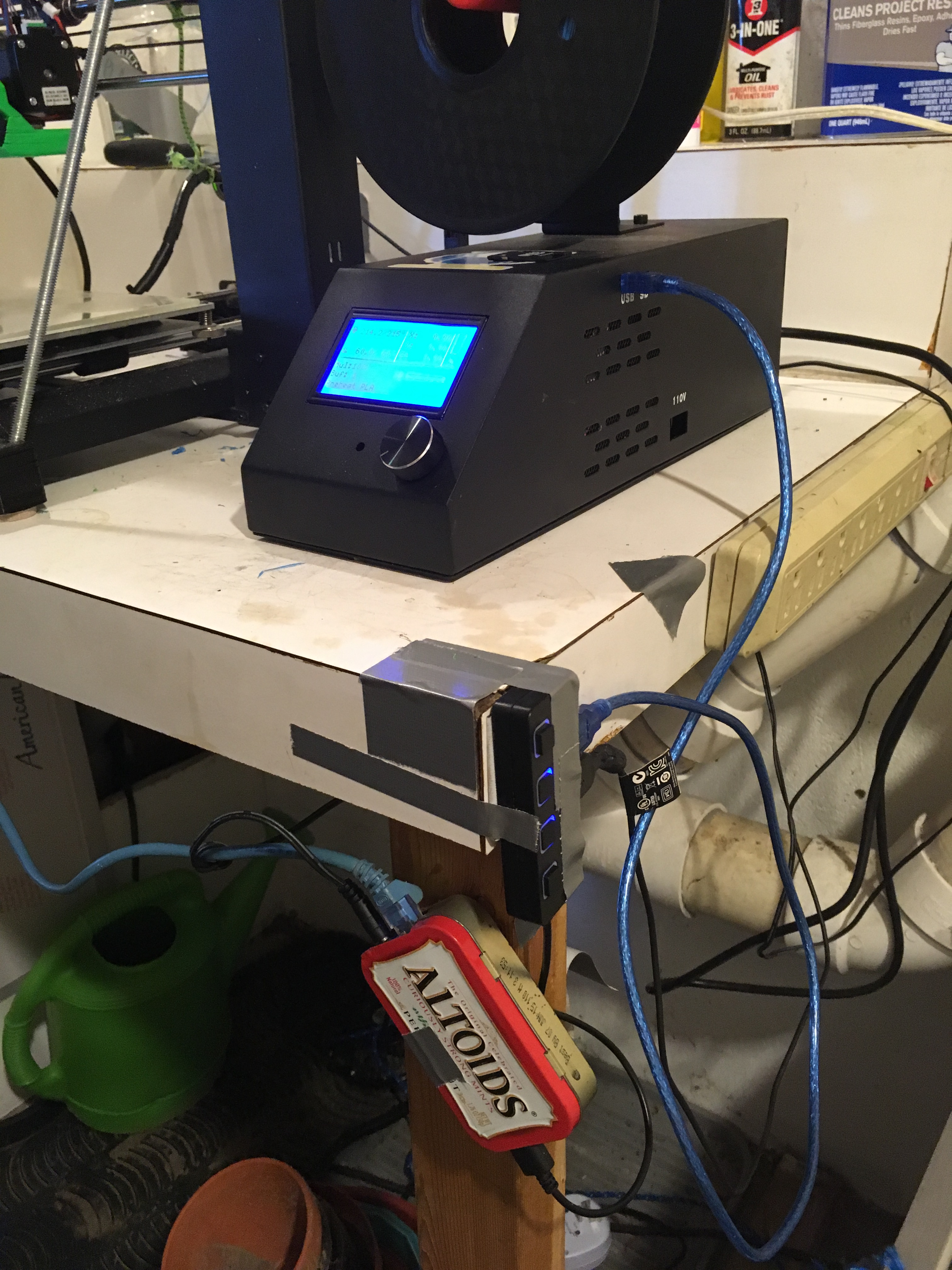 Beaglebone and printer control box